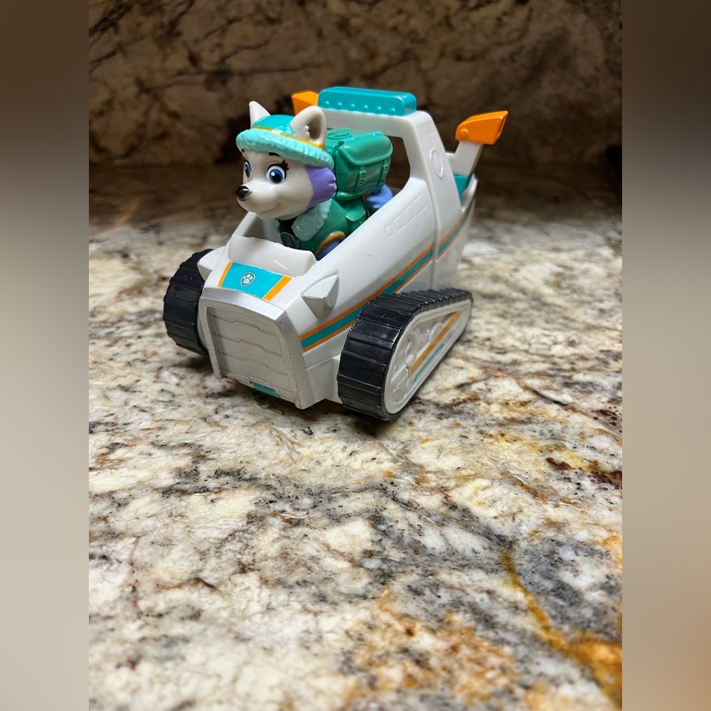 Action pack Everest and her vehicle